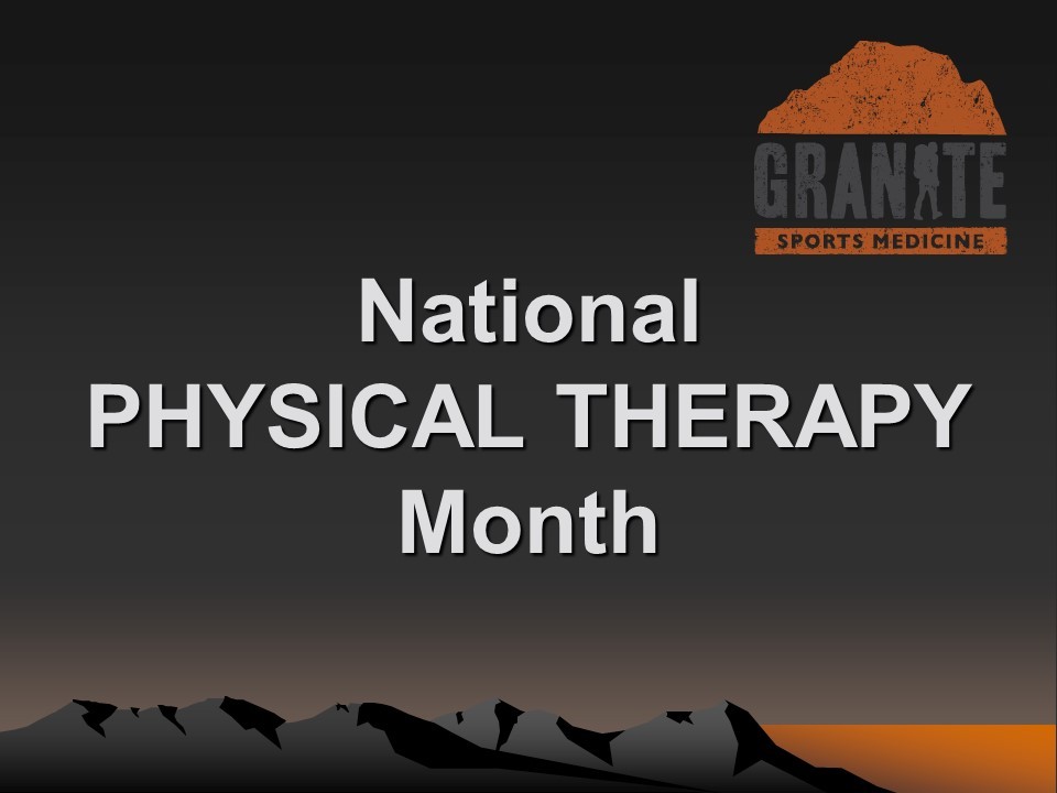 October is National PT Month